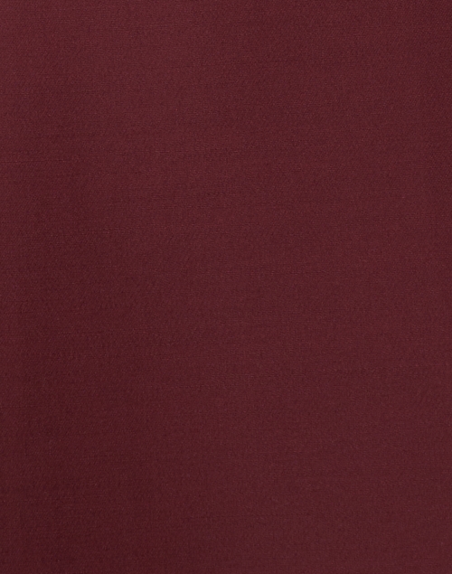 Fabric image - Lafayette 148 New York - Burgundy Wool Pleated Shift Dress