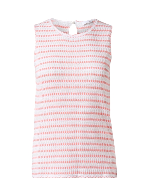 Product image - Ecru - Red and White Striped Knit Tank