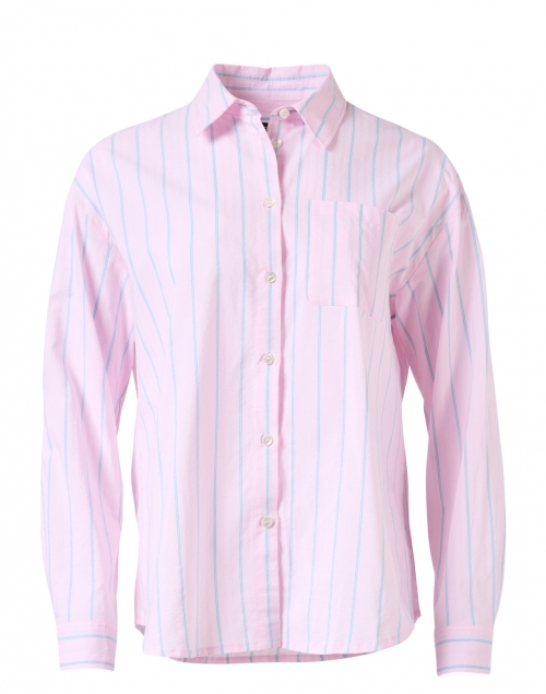 Product image - A.P.C. - Pink Striped Cotton Button Down Shirt