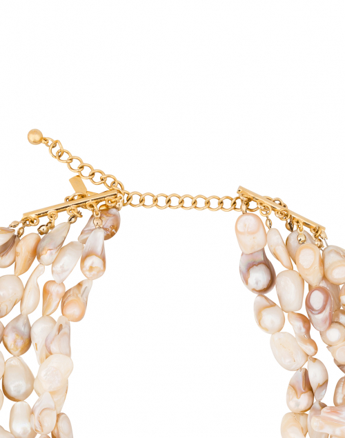 Back image - Kenneth Jay Lane - Freshwater Pearl Multi-Strand Necklace