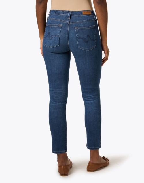 Back image - AG Jeans - Prima Dark Wash Denim Slim Ankle Jean