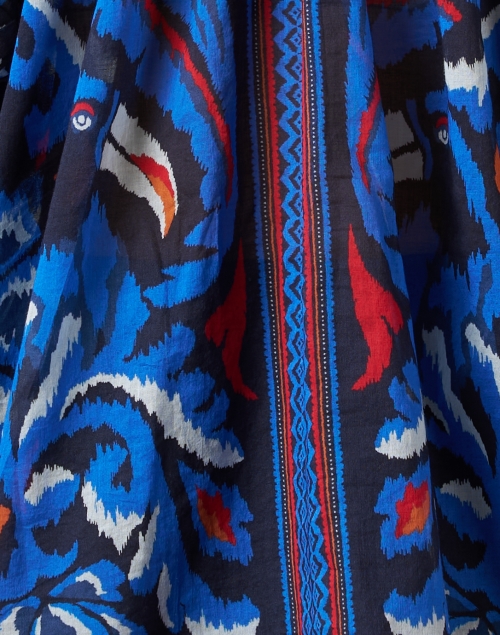 Fabric image - Farm Rio - Blue Toucan Print Blouse