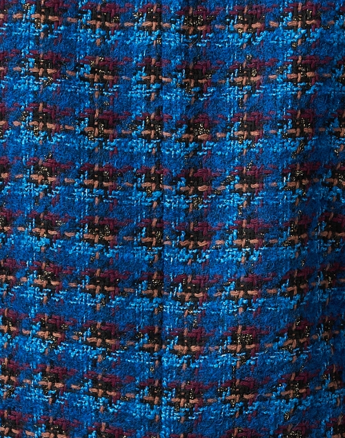Fabric image - Ecru - Blue Multi Tweed and Denim Jacket
