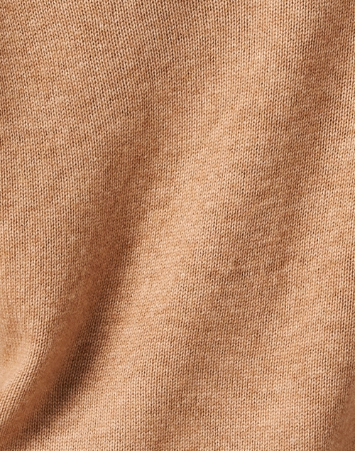 Fabric image - Brochu Walker - Jolie Tan Wool Cashmere Layered Turtleneck 