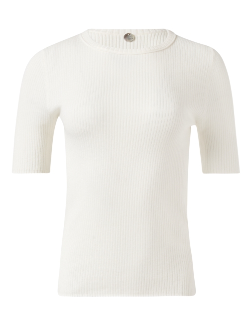 Product image - Margaret O'Leary - Ivory Rib Knit Top