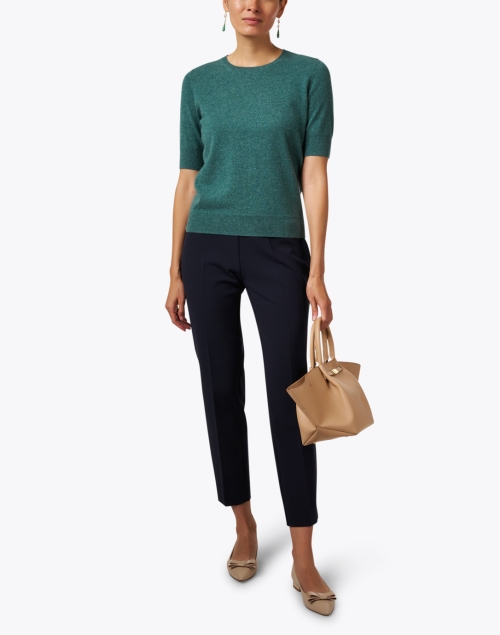 Look image - Repeat Cashmere - Green Cashmere Sweater