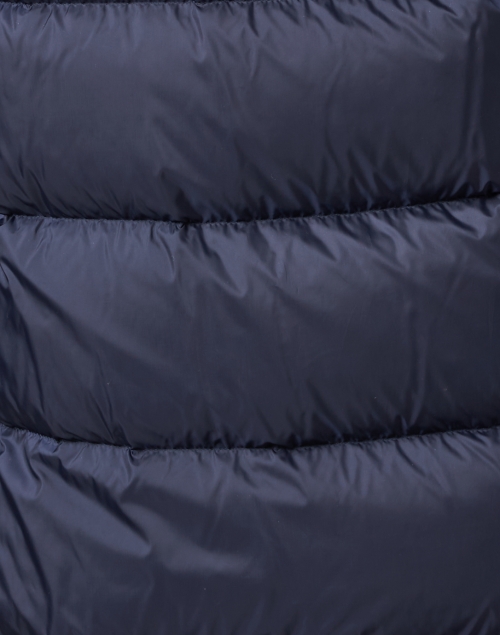 Fabric image - Weekend Max Mara - Lamine Blue Puffer Coat
