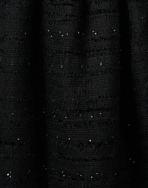 Fabric image - Sara Roka - Elenat Black Poplin and Tweed Skirt Dress