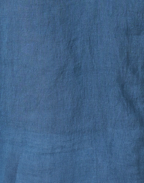 Fabric image - 120% Lino - Navy Linen Shirt