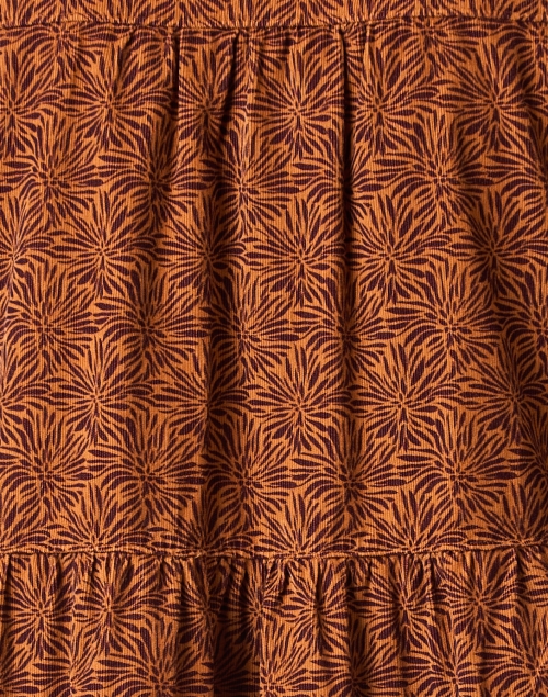 Fabric image - Rosso35 - Brown Print Corduroy Dress