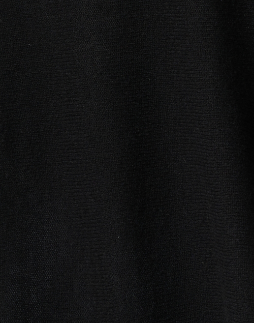 Fabric image - Minnie Rose - Black Cashmere Signature Ruffle Shawl