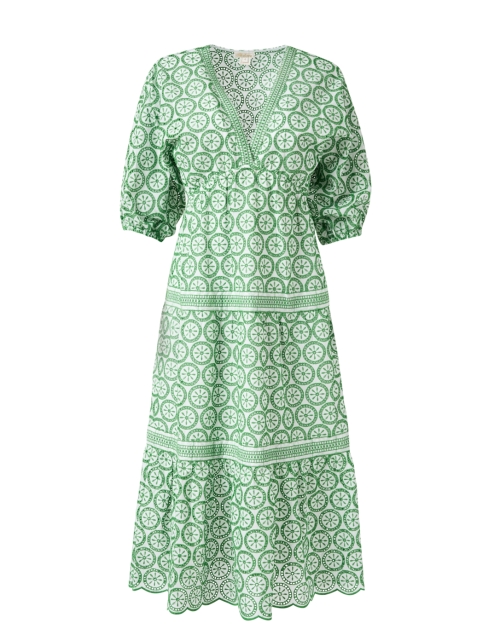 Shoshanna Leonia Green Circle Print Dress