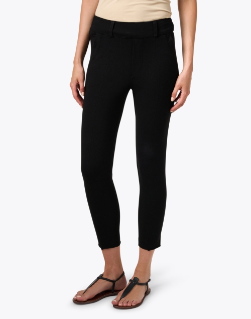 Front image - Frank & Eileen - Black Pull On Stretch Pant