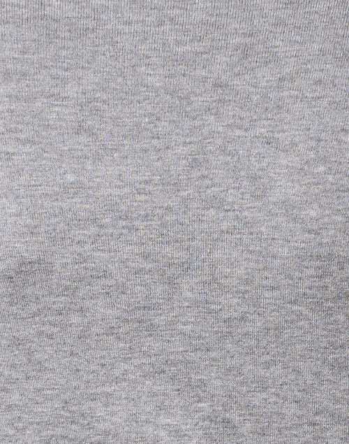 Fabric image - Weekend Max Mara - Sicilia Grey Silk Wool Sweater