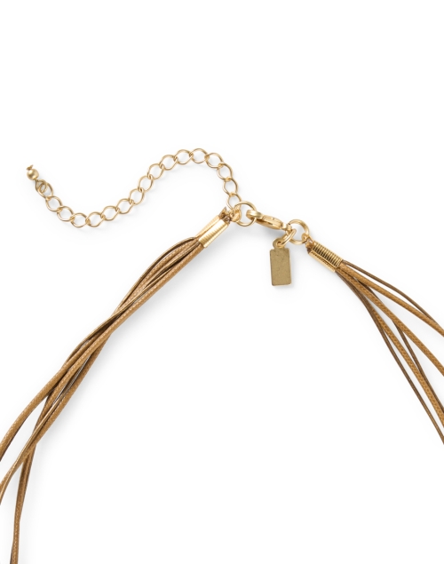 Back image - Deborah Grivas - Quartz, Agate and Gold Beaded Necklace