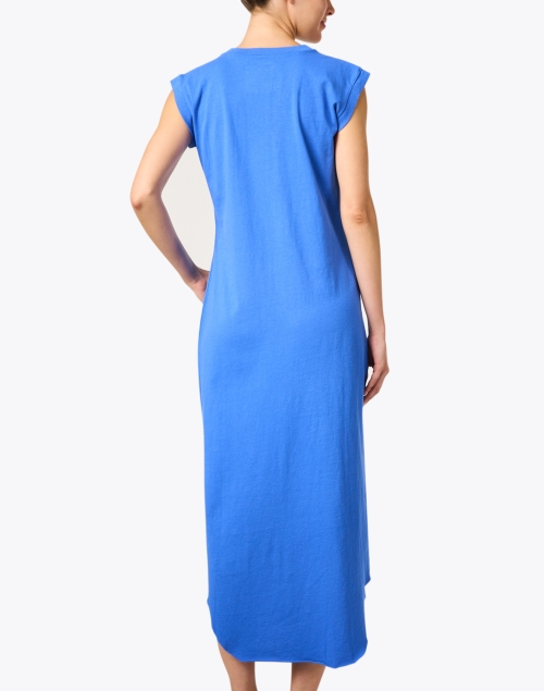 Back image - Frank & Eileen - Blue Cotton T-Shirt Dress