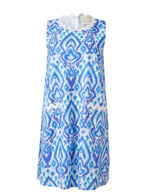 Product image - Sail to Sable - Blue Print Cotton Swing Dress