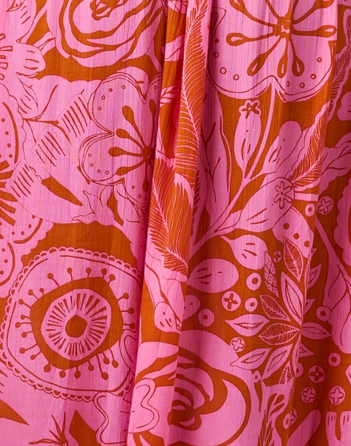 Fabric image - Poupette St Barth - Becky Pink Floral Dress 