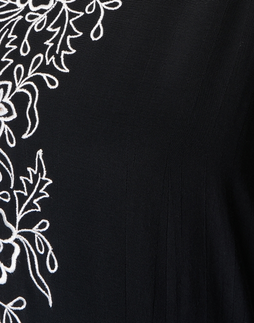 Fabric image - Figue - Paola Black Embroidered Kaftan
