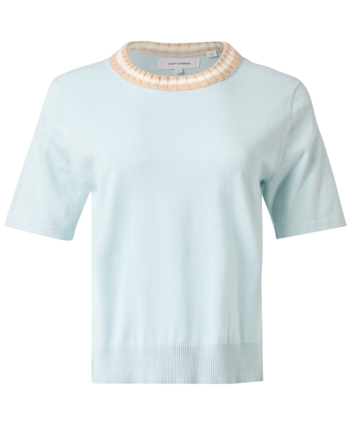 Product image - Chinti and Parker - Norwood Blue Cotton Top 