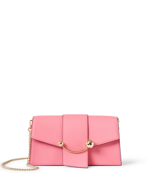 Extra_1 image - Strathberry - Mini Box Pink Leather Shoulder Bag