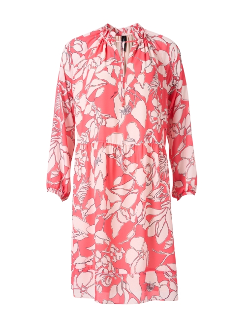 Product image - Marc Cain - Floral Print Ruffle Collar Dress