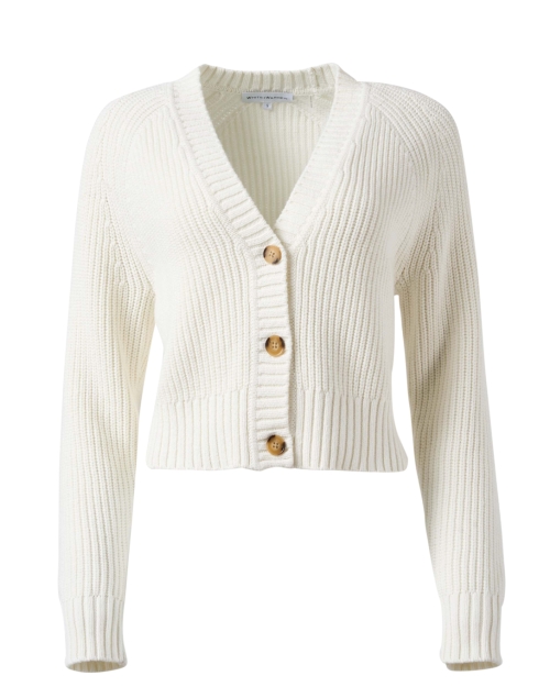 Product image - White + Warren - White Cotton Linen Cardigan