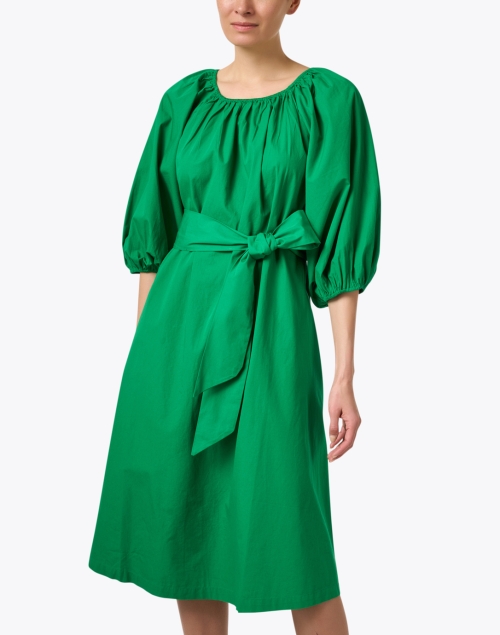 Front image - Frances Valentine - Bliss Green Cotton Dress