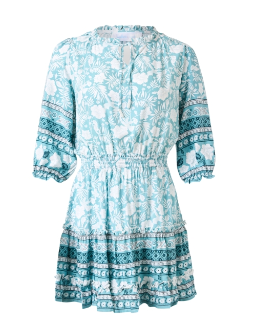 Product image - Walker & Wade - Ibiza Blue Multi Print Dress