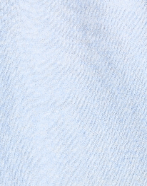 Fabric image - Kinross - Blue Cashmere Quarter Zip Sweater