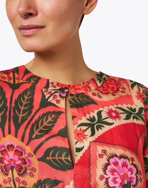 Extra_1 image - Oliphant - Positano Red Multi Print Dress