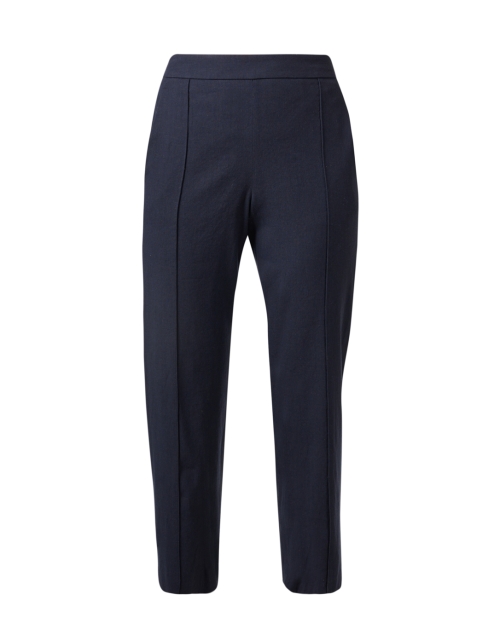 Product image - Vince - Marina Navy Linen Blend Pull On Pant