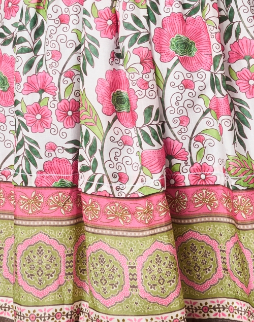 Fabric image - Bella Tu - Poppy Pink Floral Dress