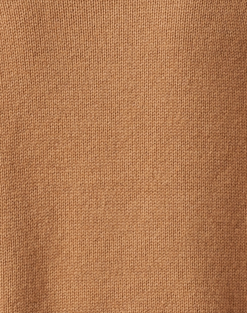 Fabric image - Allude - Camel Wool Cashmere Mock Neck Sweater