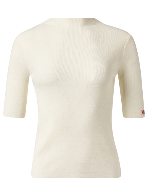 Product image - Frances Valentine - Marie Ivory Wool Knit Top