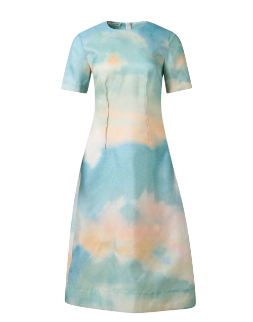 Product image - Lafayette 148 New York - Multi Sky Print Silk Dress 