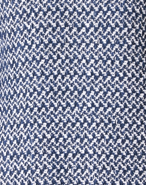Fabric image - Amina Rubinacci - Marsiglia Blue and White Cotton Jacket