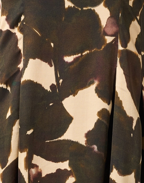 Fabric image - Paule Ka - Brown and Beige Print Dress