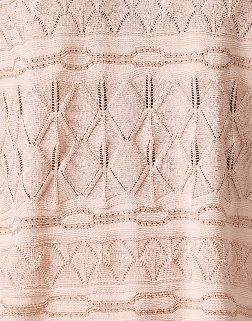 Fabric image - D.Exterior - Pink Jacquard Knit Top