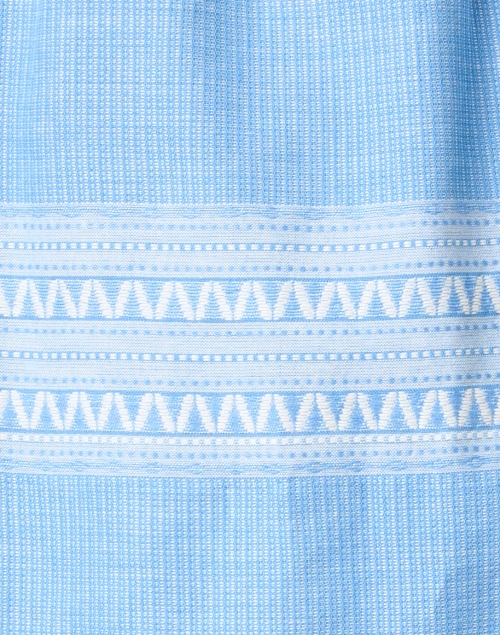 Fabric image - Sail to Sable - Blue and White Striped Cotton Top