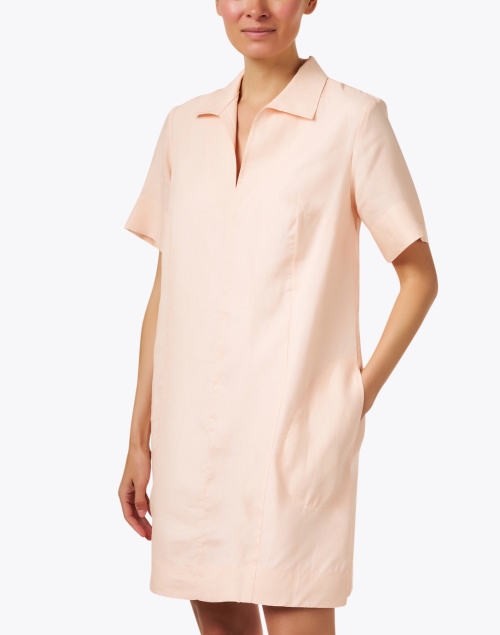 Front image - Finley -  Marcia Blush Linen Dress
