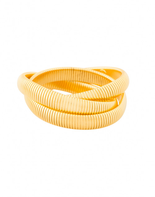 Janis by Janis Savitt - Triple Gold Cobra Bracelet 