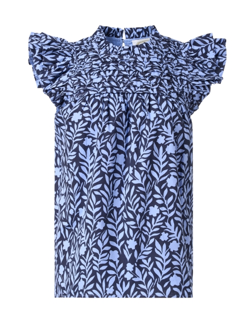 Product image - Sail to Sable - Blue Floral Print Cotton Top