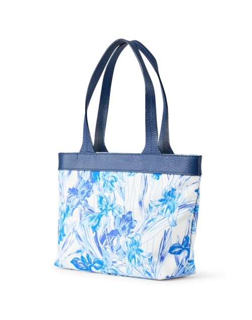 Front image - Rani Arabella - Blue Print Shoulder Bag 