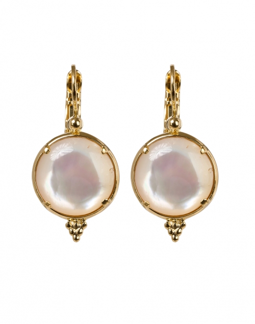 Product image - Gas Bijoux - White Mother of Pearl and Gold Drop Earrings