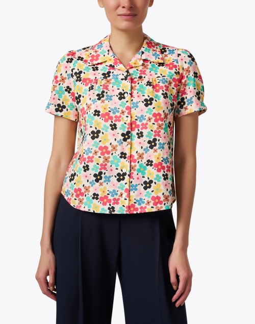 Front image - Ines de la Fressange - Constance Floral Print Shirt