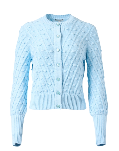 Product image - Kinross - Blue Cotton Textured Cardigan