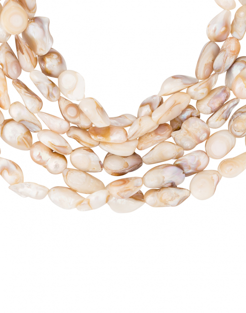 Front image - Kenneth Jay Lane - Freshwater Pearl Multi-Strand Necklace