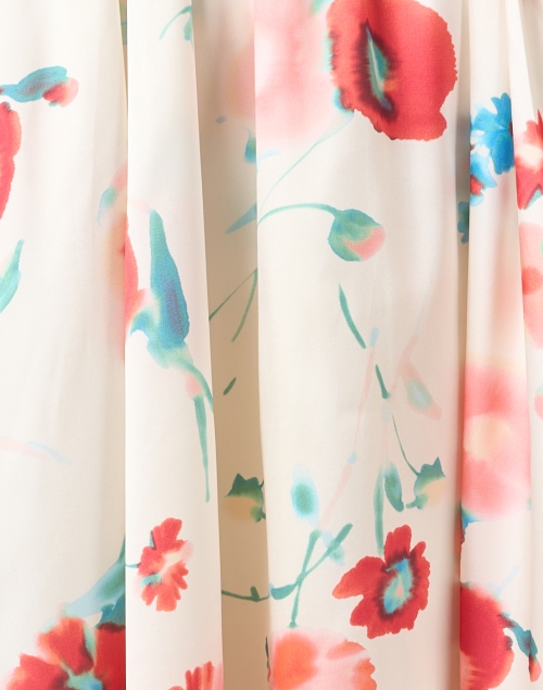 Fabric image - Frances Valentine - Shelley White Multi Floral Skirt