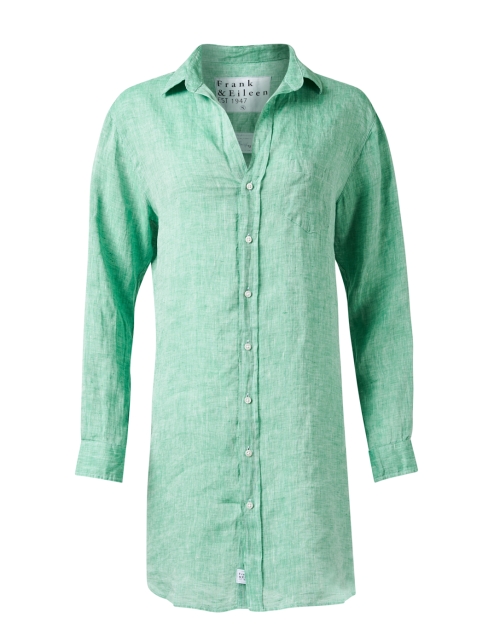 Product image - Frank & Eileen - Mary Green Linen Shirt Dress